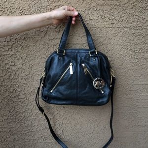 Michael Kors Black Portland Medium Satchel